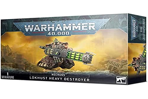 Games Workshop - Warhammer 40,000 - Necrons Lokhusts Heavy Destroyer, All Grey
