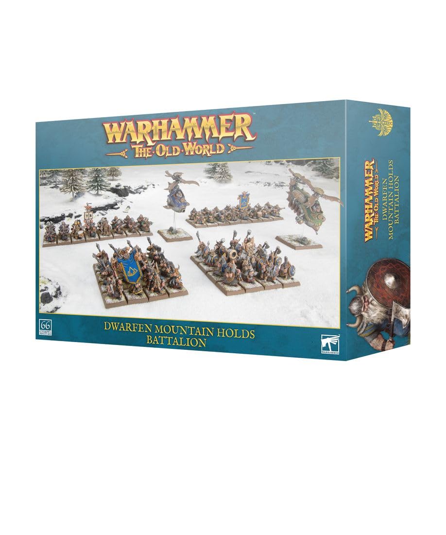 Games Workshop - Warhammer - The Old World - Battalion: Dwarfen Mountain Holds (Dwarf Boxed Set)