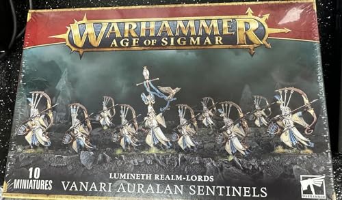 Warhammer Age of Sigmar Games Workshop Lumineth Realm-Lords: Vanari Auralan Sentinels