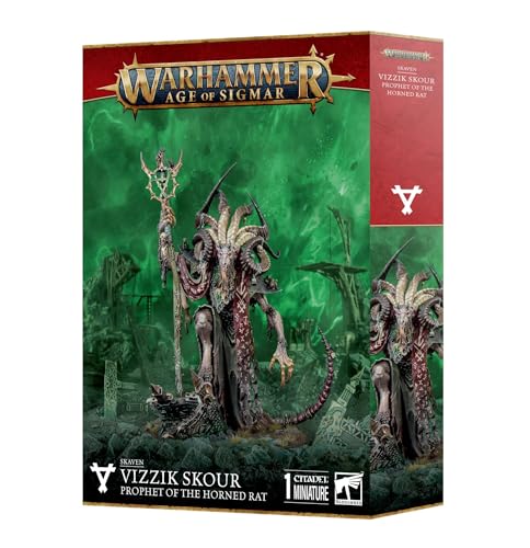 Games Workshop - Warhammer - Age of Sigmar - Skaven: Vizzik Skour Prophet of The Horned Rat