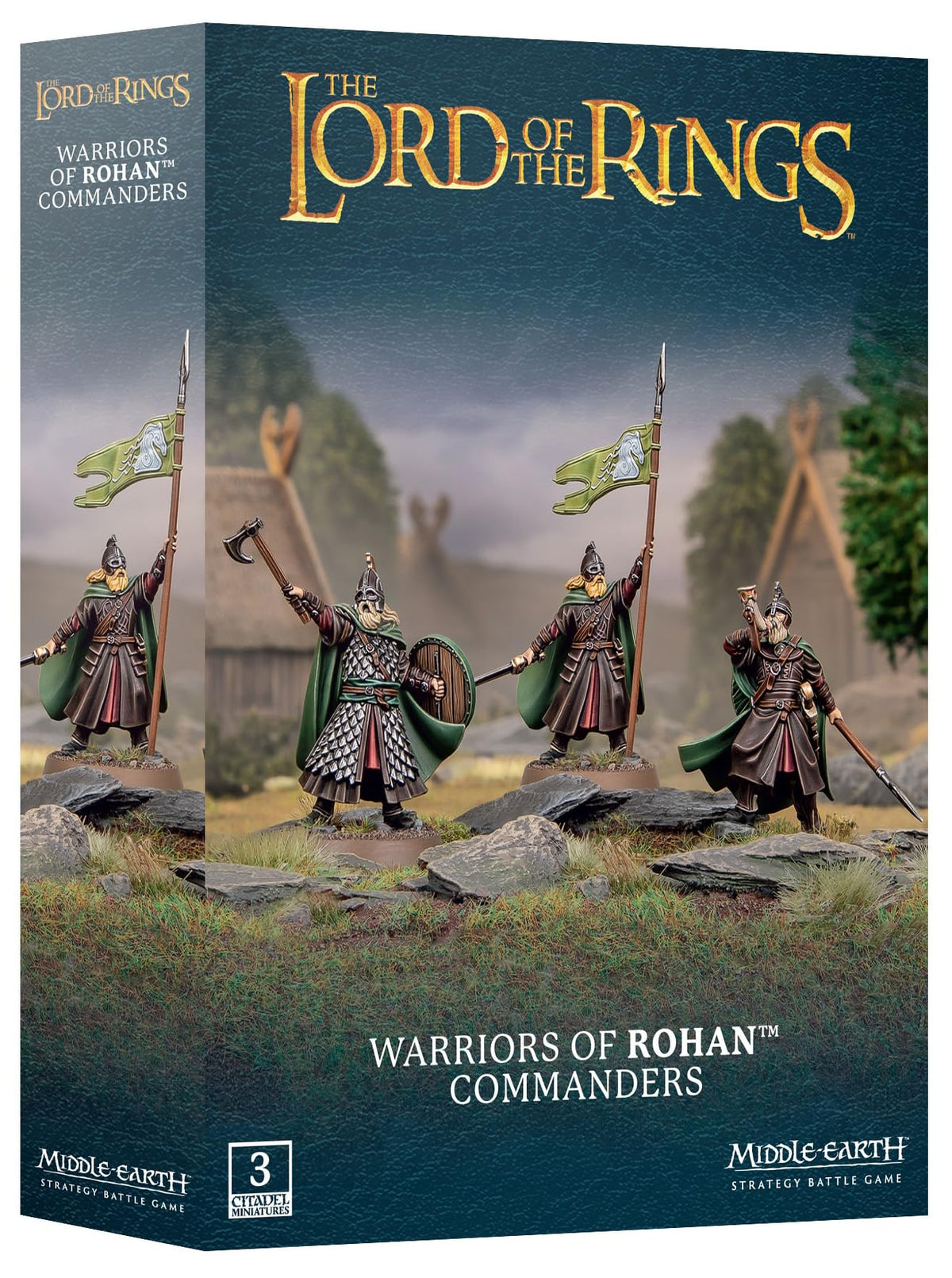 Middle-Earth Strategy Battle Game Warriors of Rohan Commanders