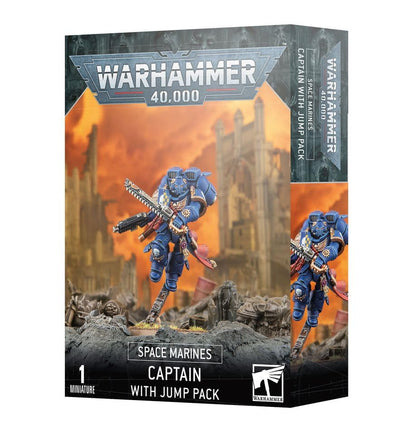 Games Workshop - Warhammer 40,000 - Space Marines: Captain with Jump Pack (2023 Edition), Black