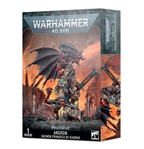 Games Workshop Warhammer 40k - Chaos Space Marine World Eaters Angron, Daemon Primarch of Khorne