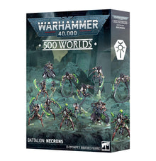 Games Workshop - Warhammer 40,000 - Necrons 500 Worlds Battalion Nekrosor Ammentar’s Cursed Destroyer Cults Miniature Box Set