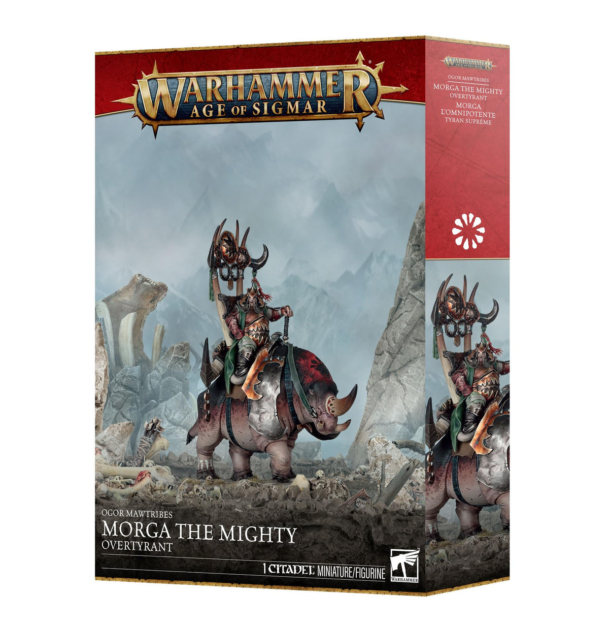 Games Workshop: Morga the Mighty Overtyrant Tyrant on Glutthorn Ogor Mawtribes AoS Kit