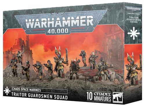 Games Workshop Warhammer 40k: Chaos Space Marines - Traitor Guardsmen Squad