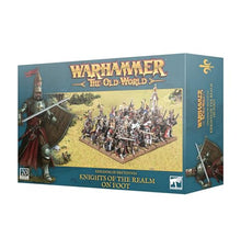 Warhammer Games Workshop The Old World: Kingdom of Bretonnia - Knights of the Realm on Foot, Black