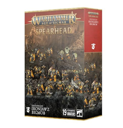 Warhammer Ironjaqz Bigmob - Orruk Warclans Spearhead Age of Sigmar