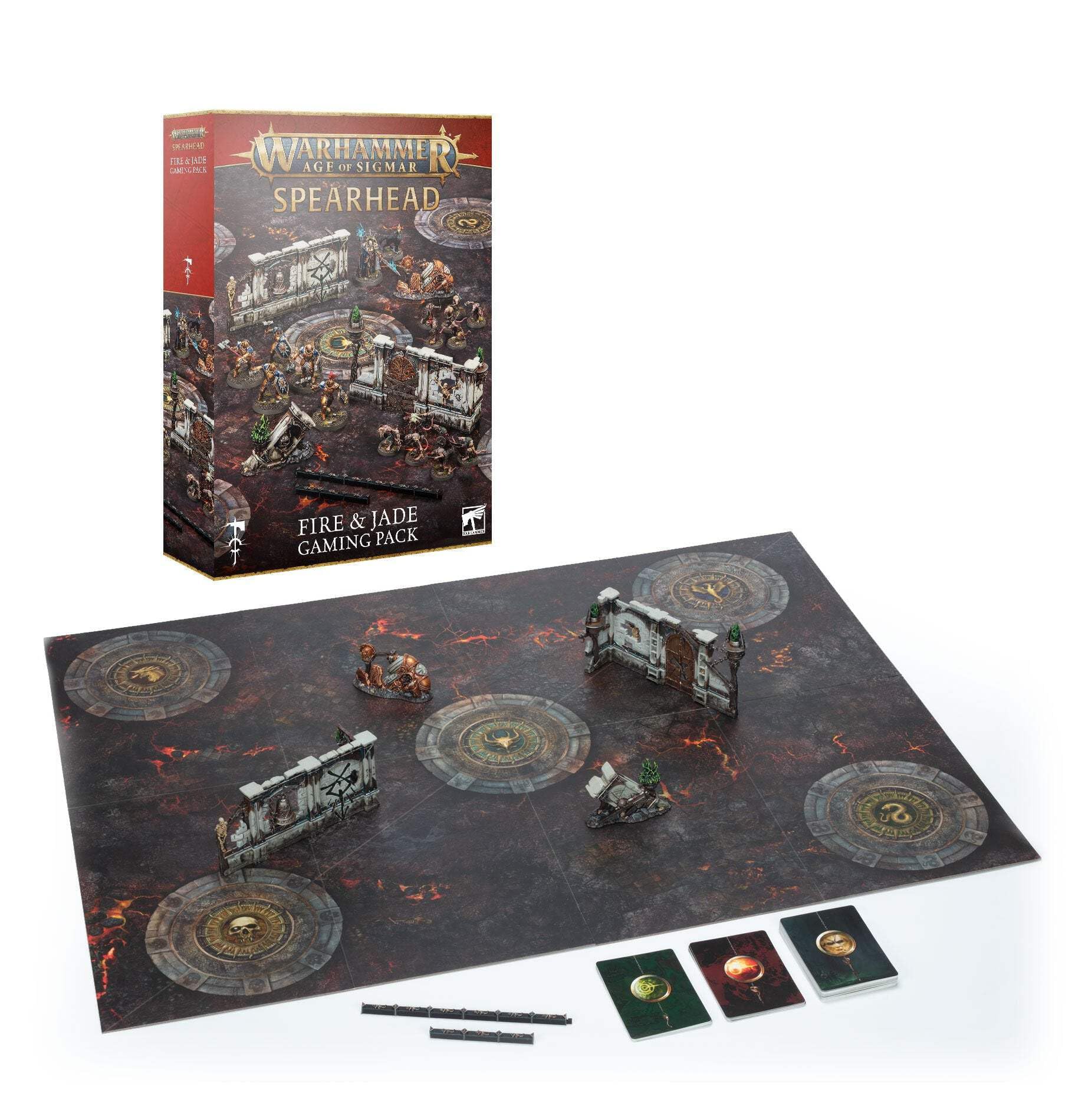 Warhammer Games Workshop Age of Sigmar: Fire & Jade Gaming Pack