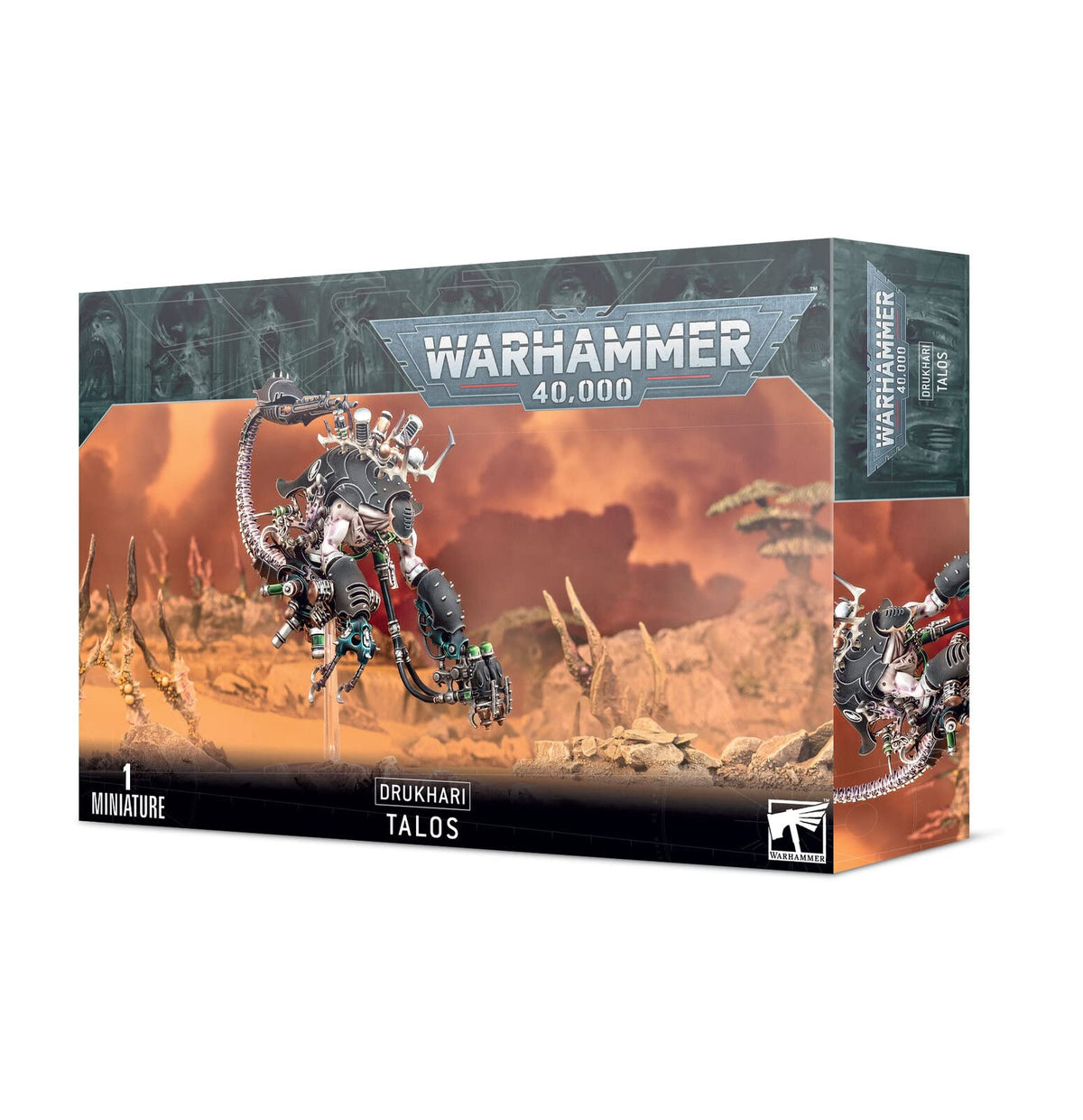 Games Workshop Drukhari Talos Warhammer 40,000 Miniature Wargame Model 2022 Age 144+