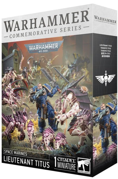 Games Workshop - Warhammer 40,000 - Space Marines - Lieutenant Titus - Plastic Model kit, Blue