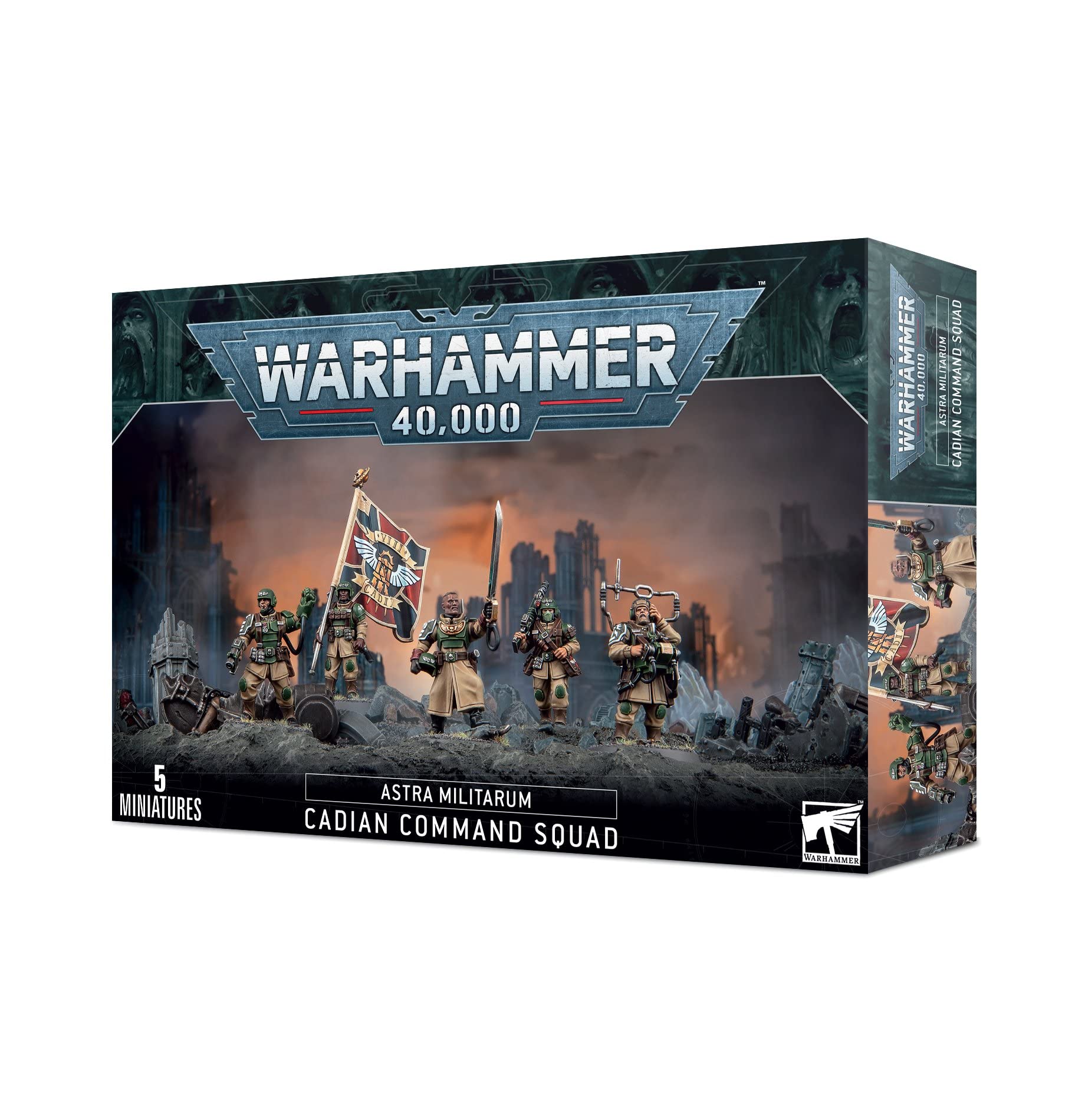 Games Workshop Warhammer 40k - Astra Militarum Cadian Command Squad (2023)