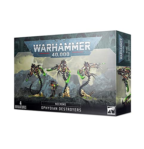 Games Workshop - Warhammer 40,000 - Necrons: Ophydian Destroyers, Black