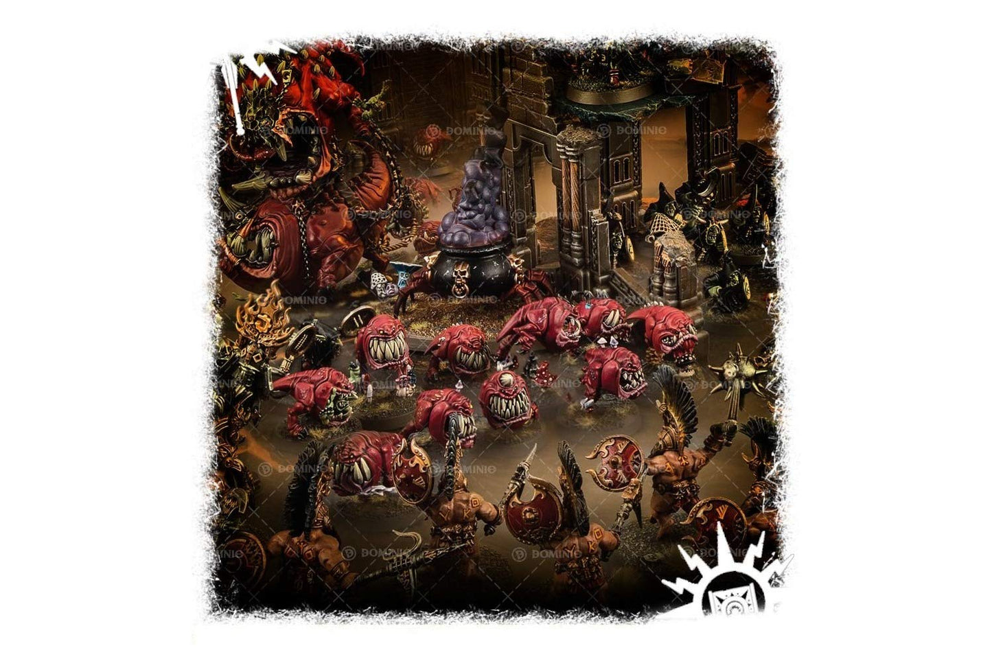 Games Workshop - Warhammer Age of Sigmar - Gloomspite Gitz: Squig Herd, Black