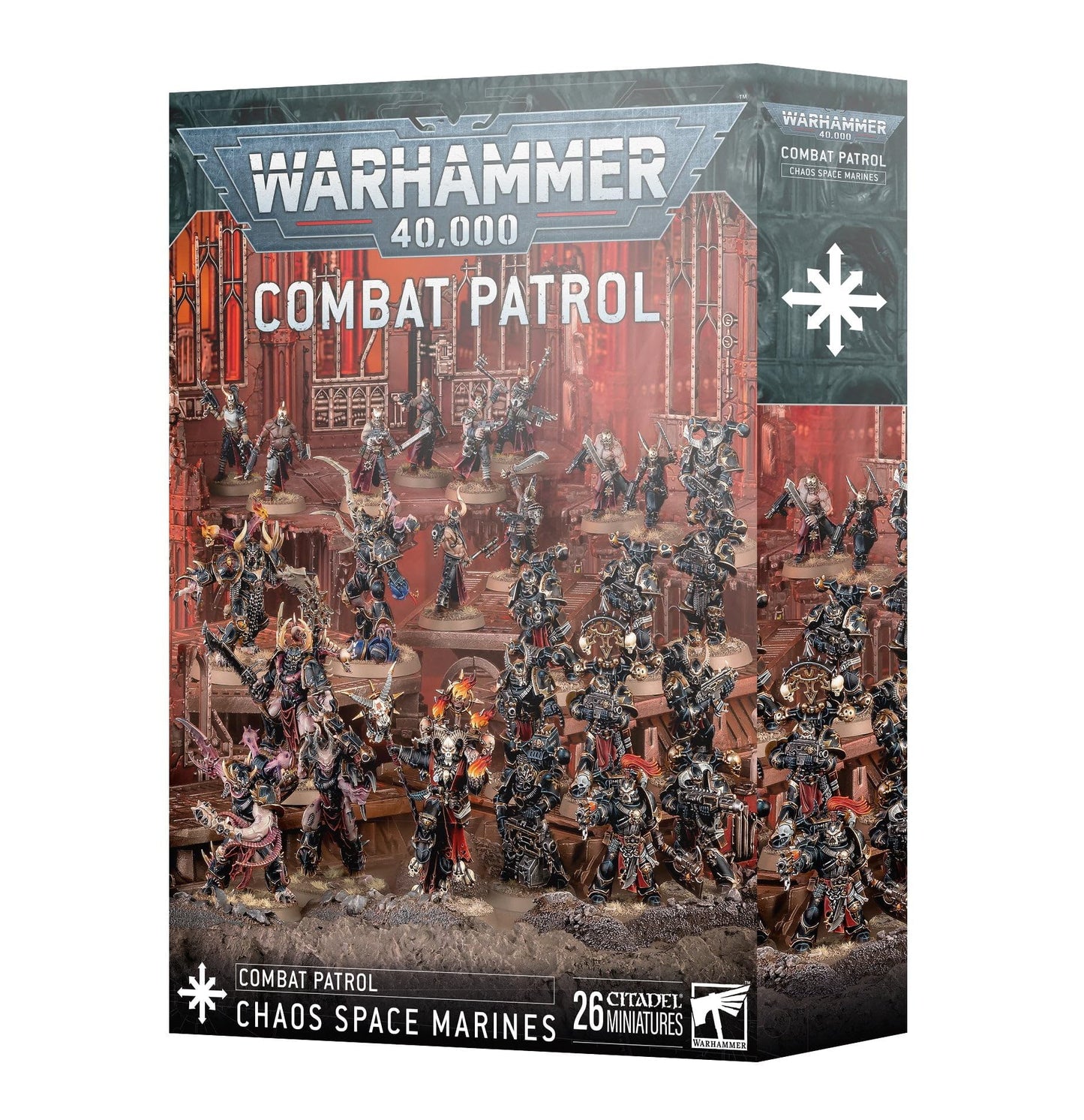 Warhammer 40k Games Work - Combat Patrol: Chaos Space Marines, Multicolor
