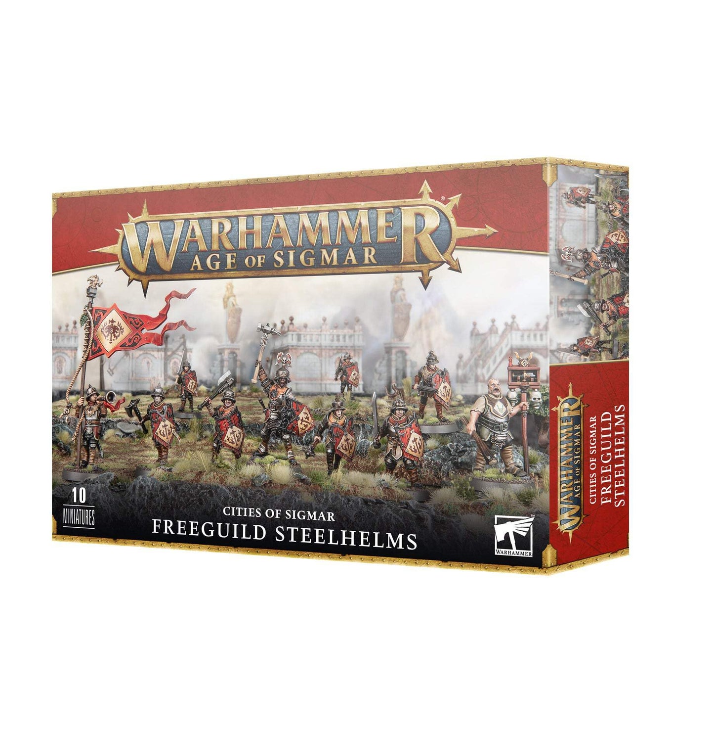 Games Workshop Cities of Sigmar: Freeguild Steelhelms, Silver, Steel, Gold