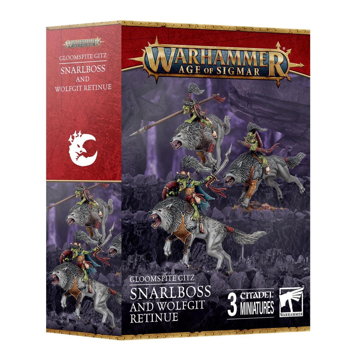 Warhammer Age of Sigmar - Snarlboss and Wolfgit Retinue