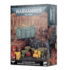 Games Workshop - Warhammer 40,000 - Battlezone: Manufactorum - Munitorum Armoured Containers, Black