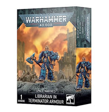 GAMES WORKSHOP Warhammer 40,000: Space Marines Librarian in Terminator Armour, Blue