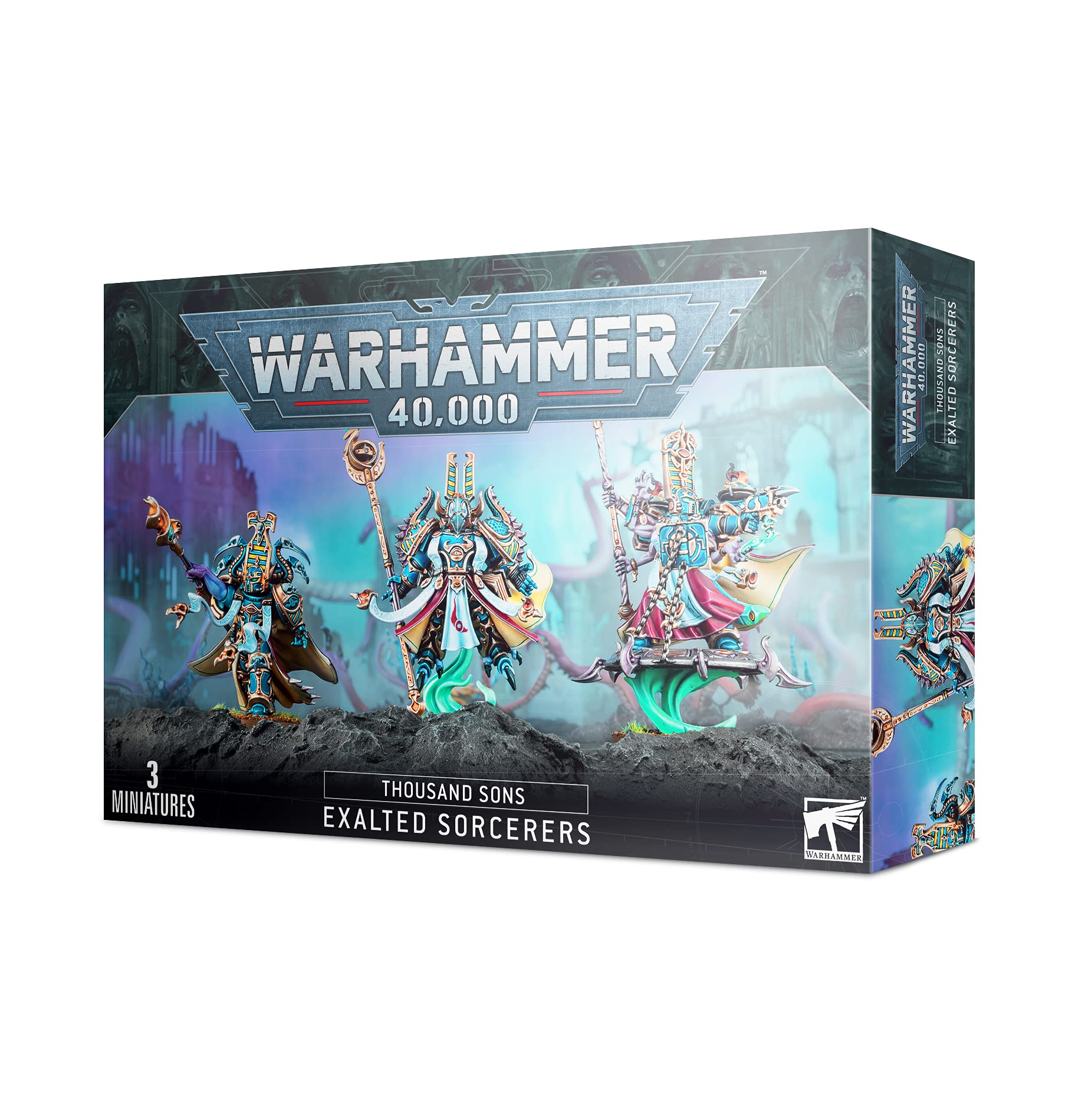 Games Workshop 99120102067" Thousand Sons Exalted Sorcerers, Black