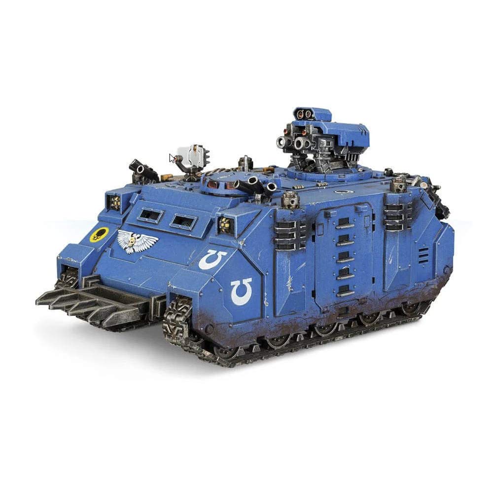 GAMES WORKSHOP 99120101227" Space Marine Razorback Game, Black