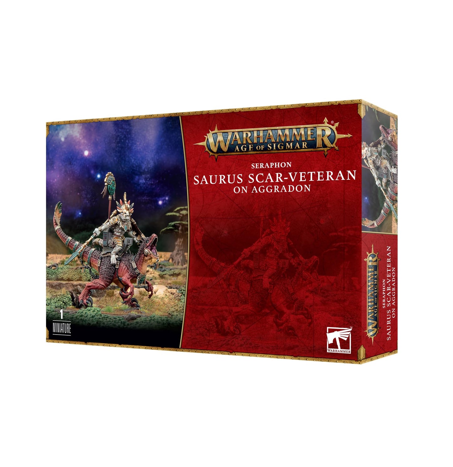 Games Workshop - Warhammer - Age of Sigmar - Seraphon: Saurus Scar-Veteran On Aggradon