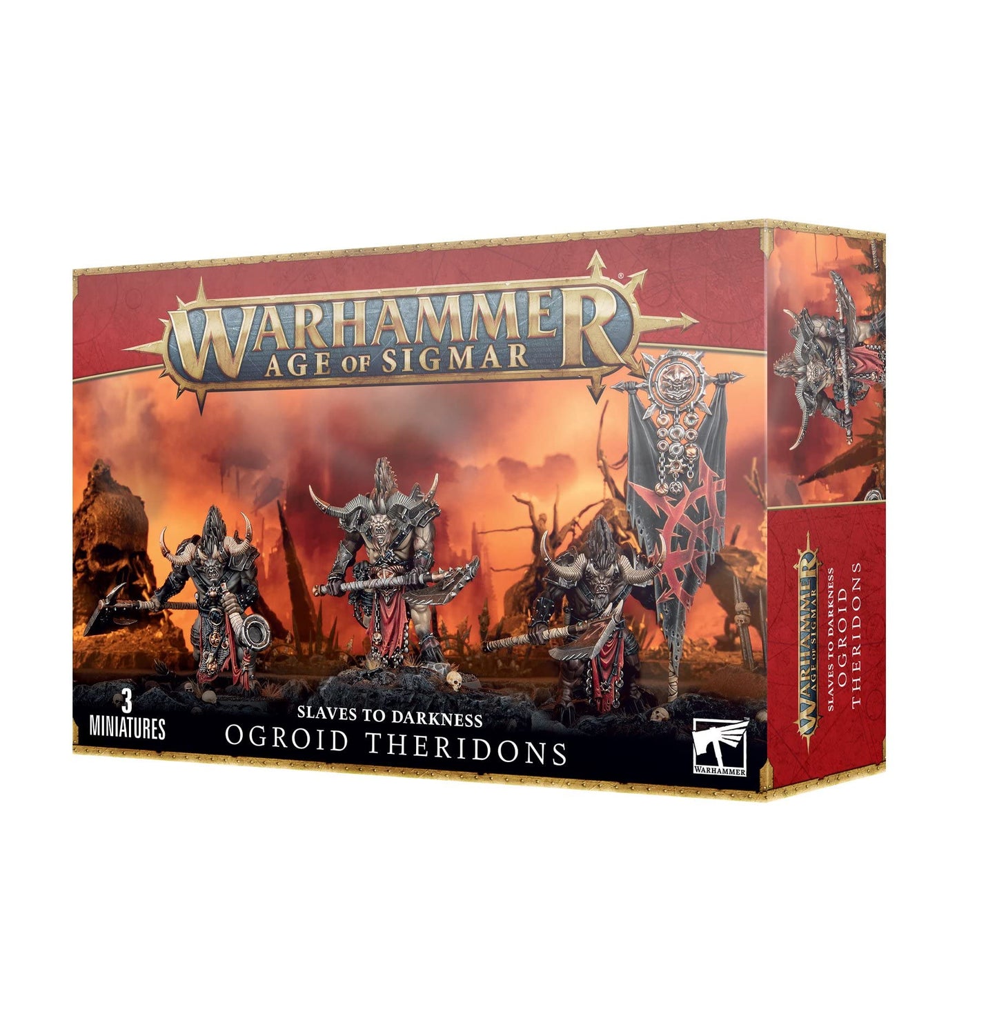 Warhammer Age of Sigmar Games Workshop Slaves to Darkness: Ogroid Theridons, Black