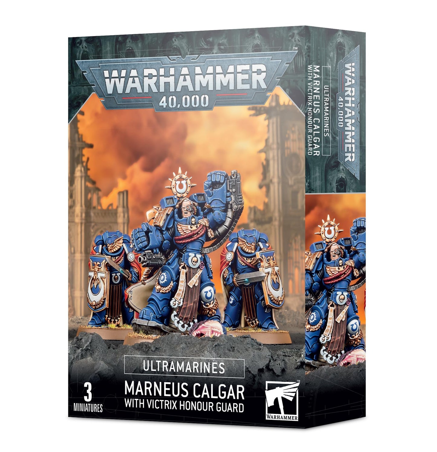 Games Workshop Warhammer 40k - Ultramarines Marneus Calgar avec Garde d'Honneur Victrix