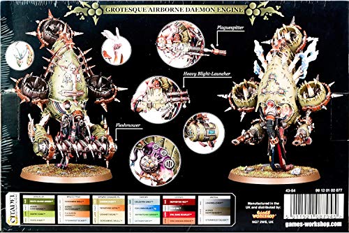 Games Workshop 99120102077" Death Guard Foetid Bloat-Drone Miniature, for 12 years to 99 years