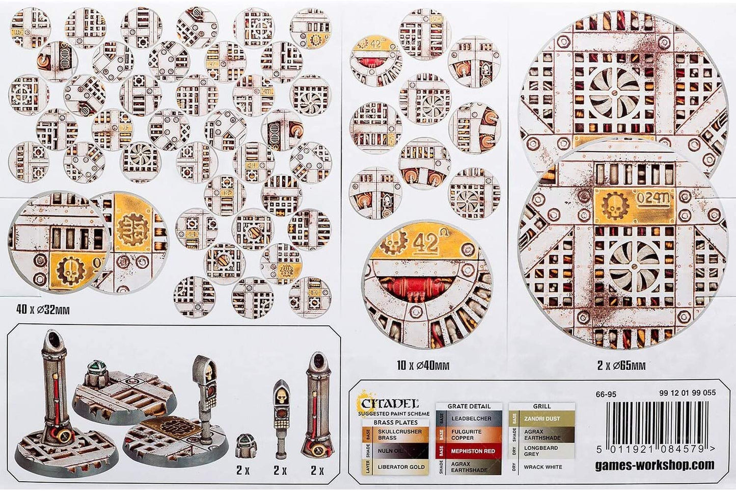 GAMES WORKSHOP 99120199055 "Sector Mechanicus: Industrial Bases Plastic Kit, Black