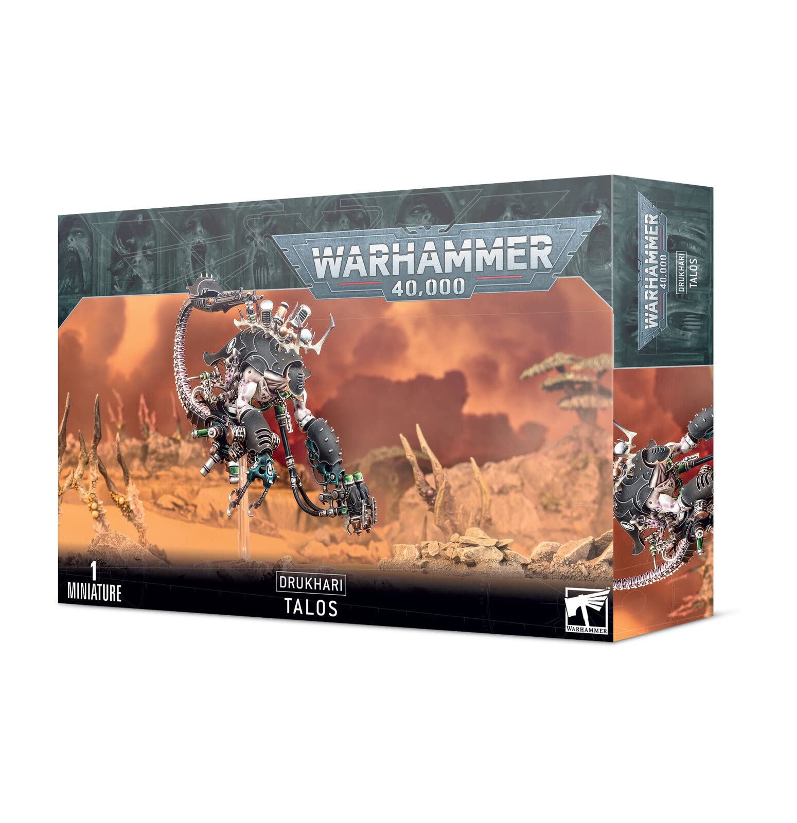 Games Workshop Drukhari Talos Warhammer 40,000 Miniature Wargame Model 2022 Age 144+