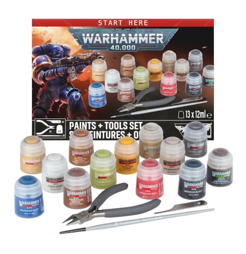 Warhammer 40K Paints and Tools Set - 2026 Version