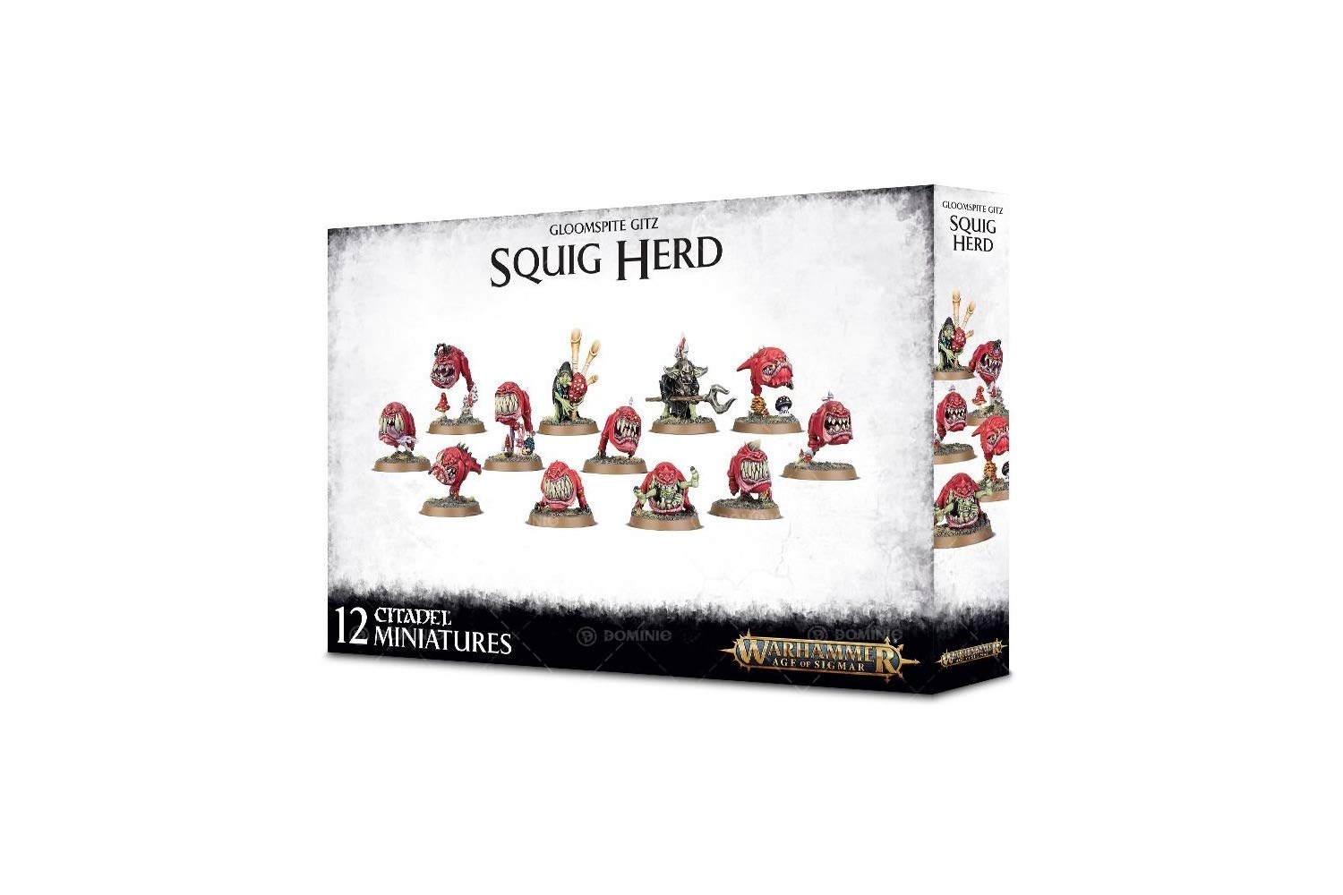 Games Workshop - Warhammer Age of Sigmar - Gloomspite Gitz: Squig Herd, Black