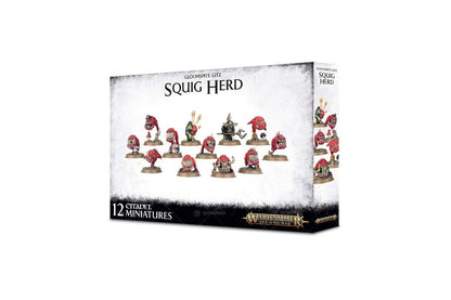 Games Workshop - Warhammer Age of Sigmar - Gloomspite Gitz: Squig Herd, Black