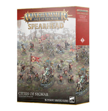 Warhammer Age of Sigmar: Spearhead Cities of Sigmar Zenestra's Zealots – 222-Piece Multipart Plastic Kit with 19 Miniatures & 2 Transfer Sheets