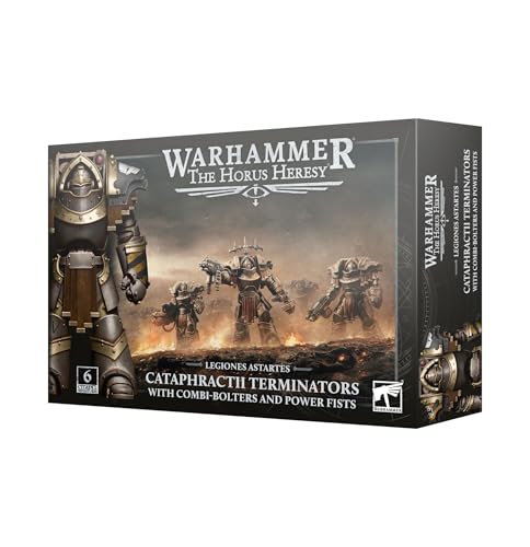 Games Workshop Warhammer The Horus Heresy Legiones Astartes Cataphractii Terminators w/Combi-Bolters and Power Fists