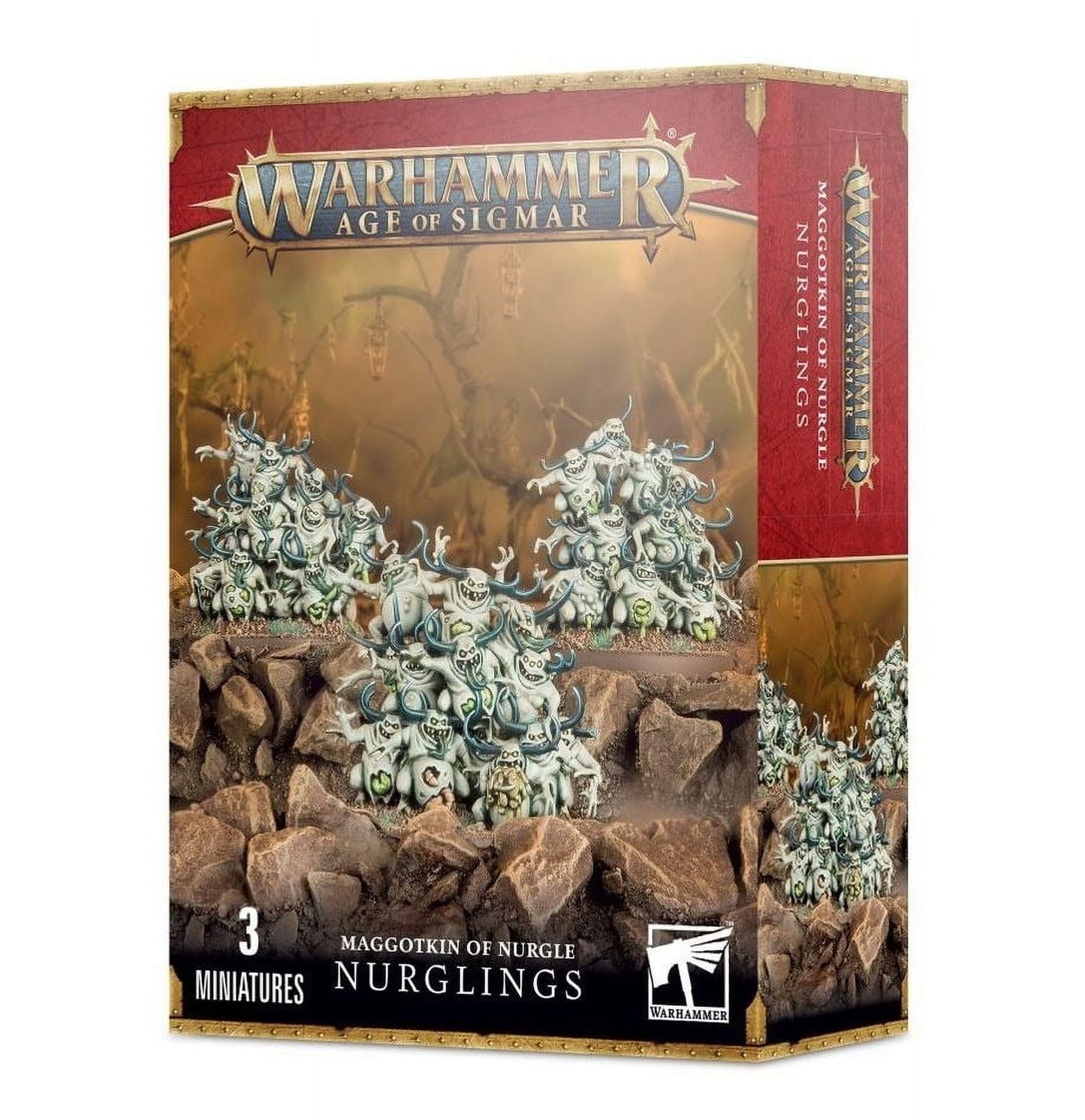 Warhammer Age of Sigmar Maggotkin of Nurgle Nurglings Model Kit