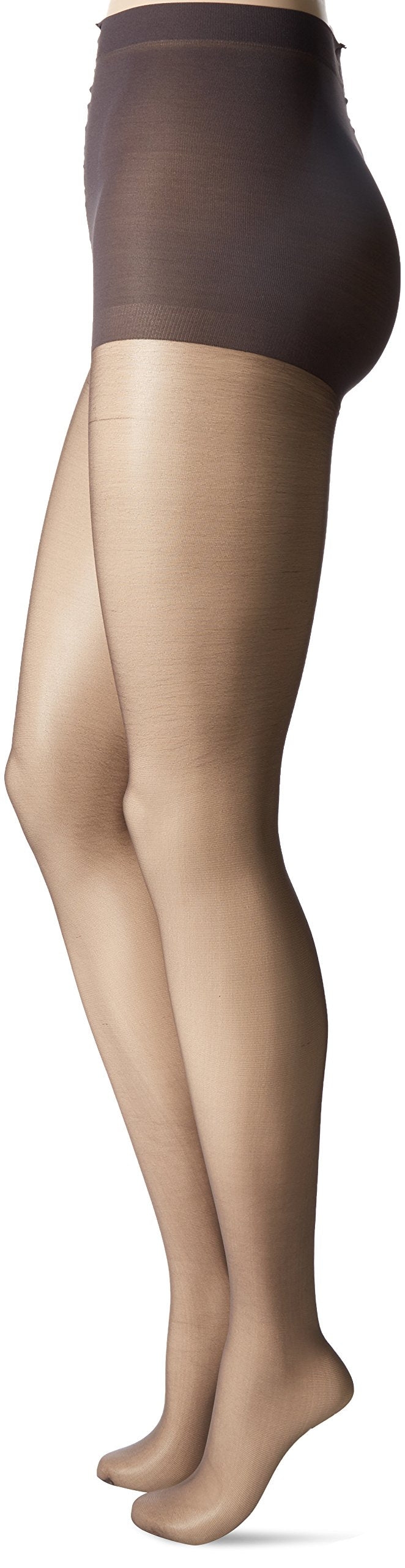 L'eggs Women's Silken Mist Control Top Sheer Toe Panty Hose