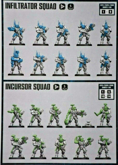 Games Workshop - Warhammer 40,000 - Space Marines Primaris Infiltrators, for Ages 14 and above