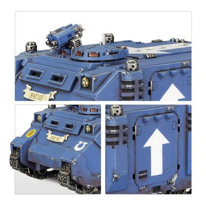 GAMES WORKSHOP 99120101227" Space Marine Razorback Game, Black