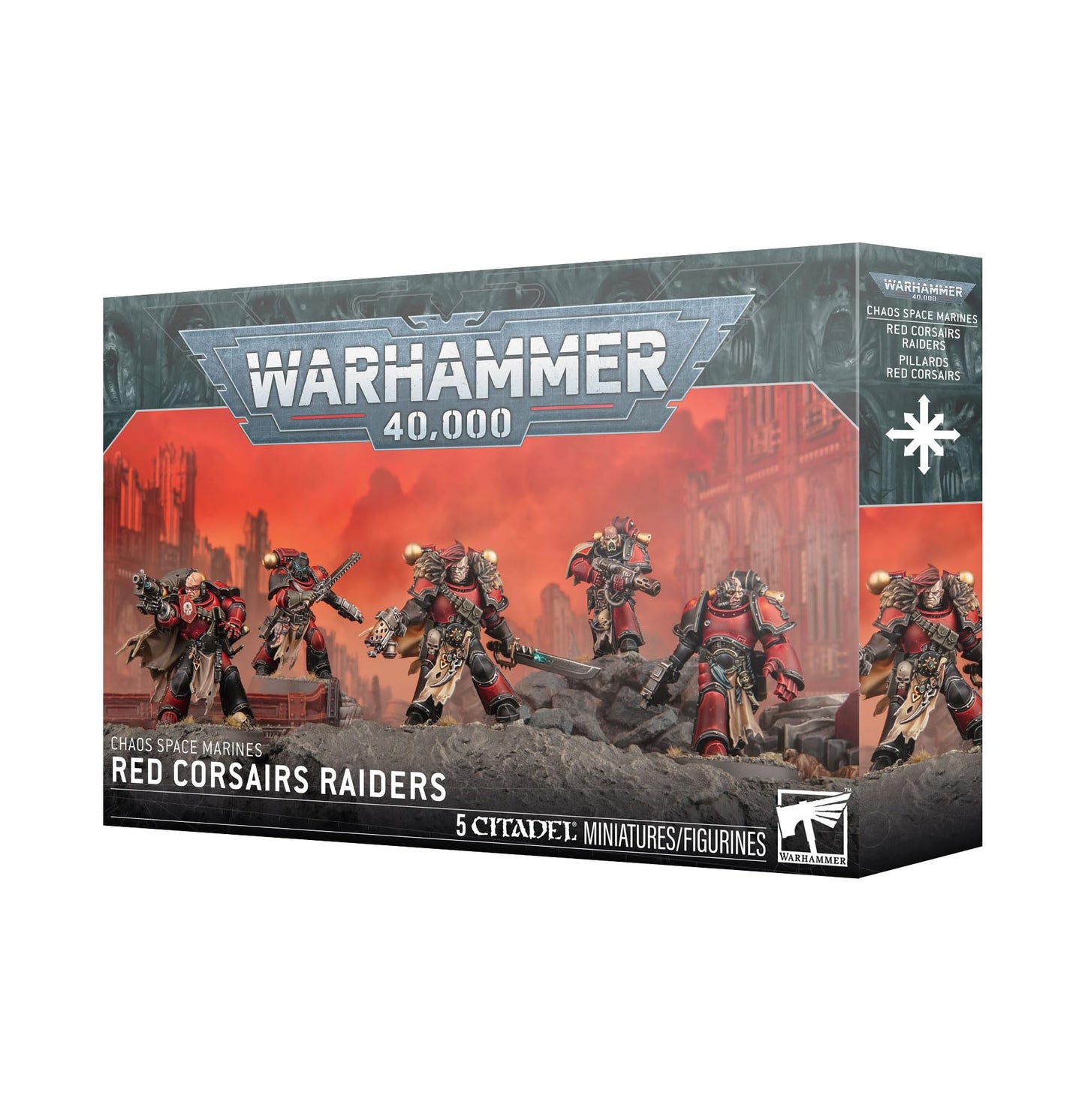 Games Workshop - Warhammer 40K - Chaos Space Marines - Red Corsairs Raiders
