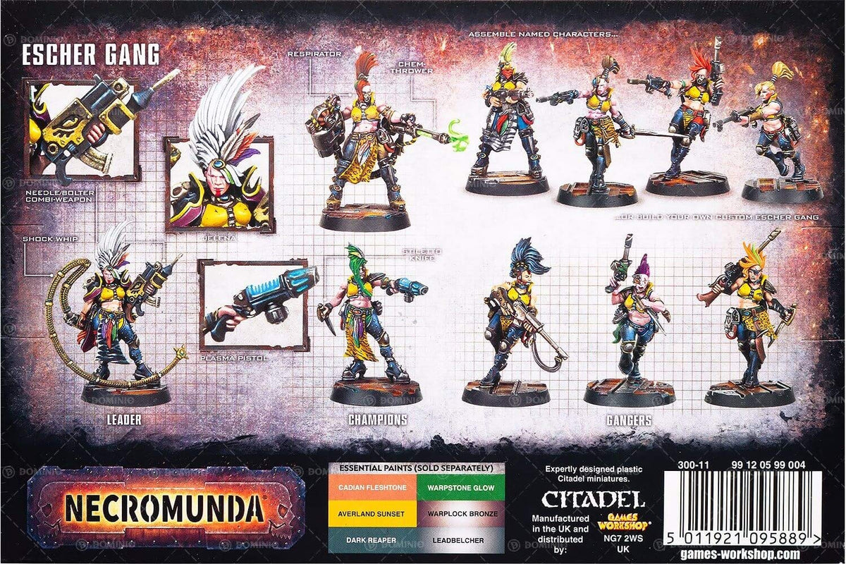 Games Workshop 99120599004 "Necromunda Escher Gang Miniature
