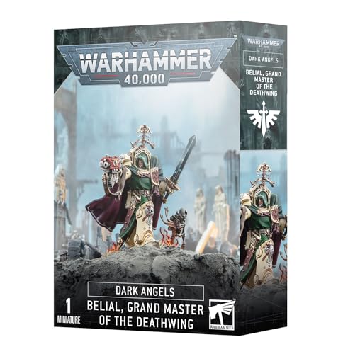 Warhammer Games Workshop 40,000 - Dark Angels: Belial Grand Master of The Deathwing, Black