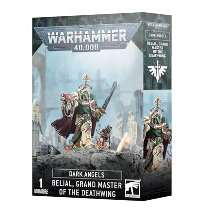 Warhammer Games Workshop 40,000 - Dark Angels: Belial Grand Master of The Deathwing, Black