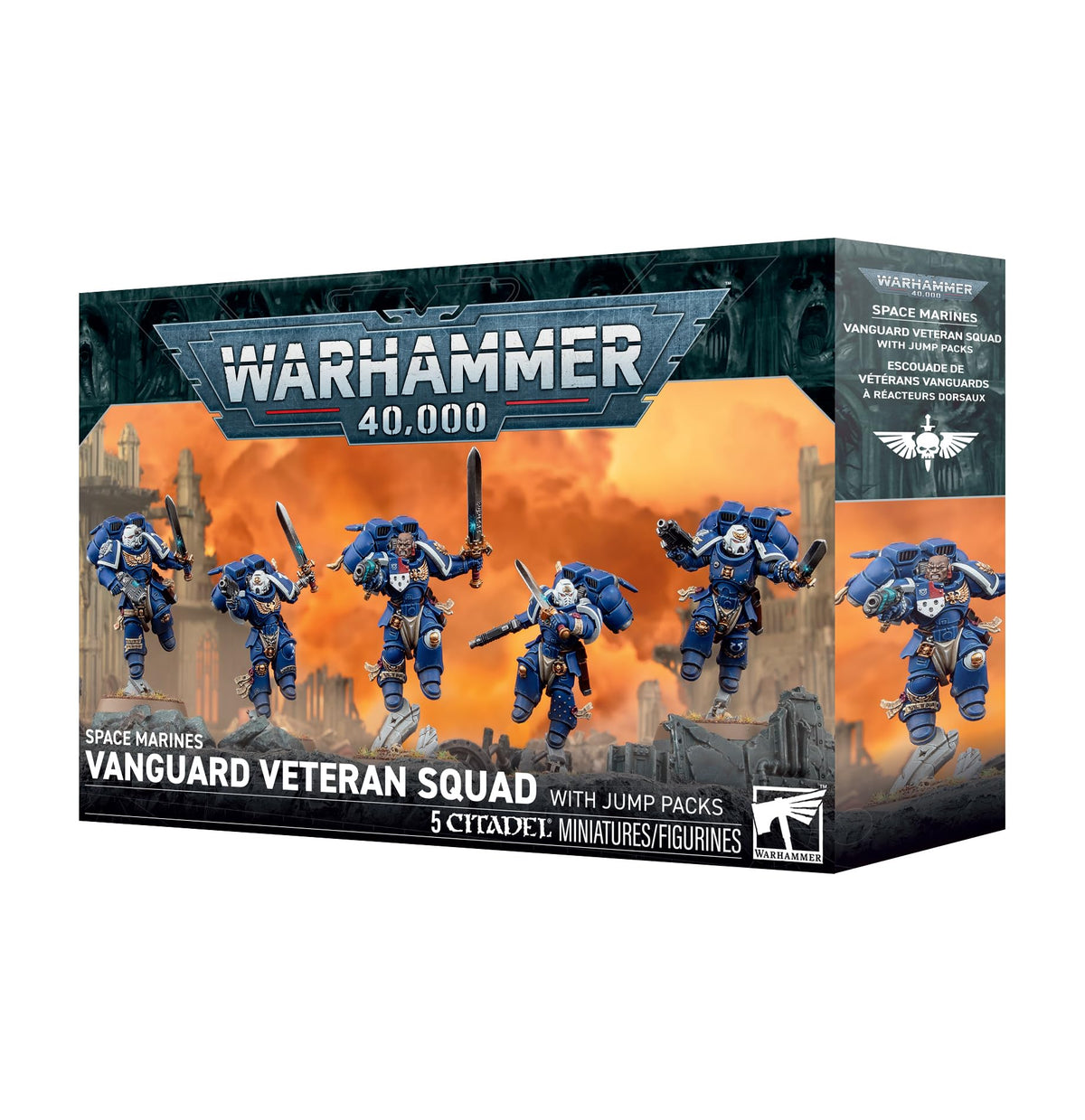 Warhammer 40k Space Marines Vanguard Veteran Squad with Jump Packs