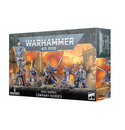 Games Workshop - Warhammer 40,000 - Space Marines: Company Heroes (2023 Edition), Blue