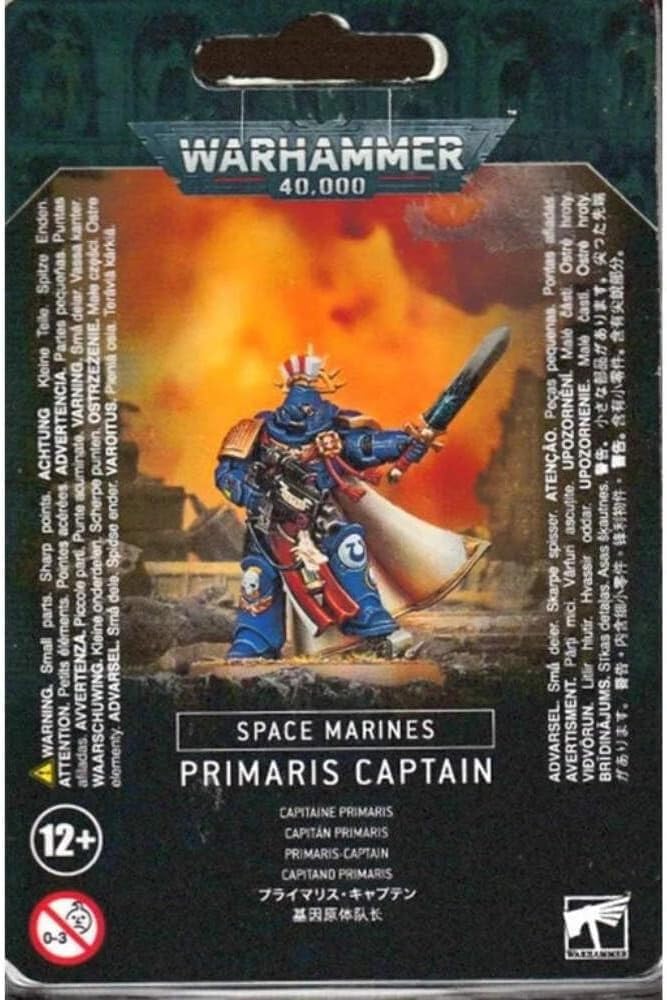 Games Workshop 99120101179" Space Marines Primaris Captain Plastic Kit, for 12 years to 99 years