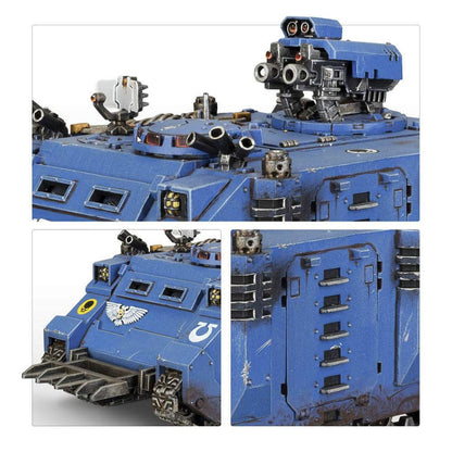 GAMES WORKSHOP 99120101227" Space Marine Razorback Game, Black