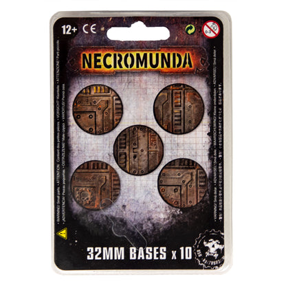 Games Workshop Warhammer Necromunda 32MM Bases x 10